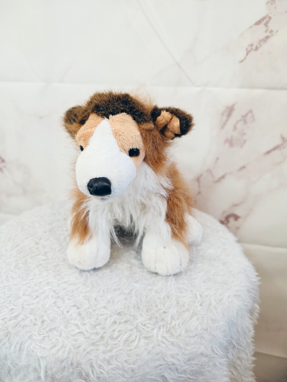 Ganz Webkinz Collie Dog Plush Rare Retired 9” Stuffed Animal Toy - Picture 6 of 8
